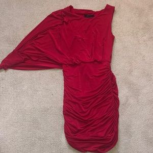 Bcbg one shoulder dress S